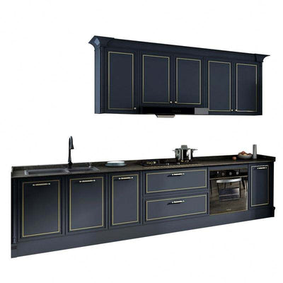 High-Gloss Fingerprint-Resistant Kitchen Cabinets