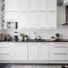 Full Wood Kitchen Cabinets with PVC Doors