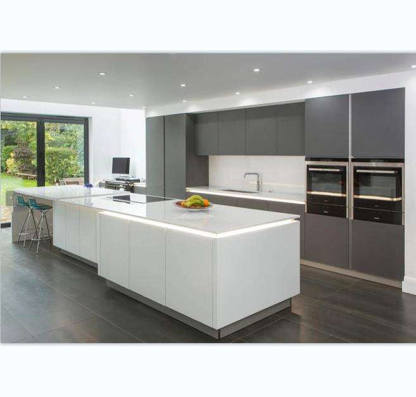 Full Wood Kitchen Cabinets with PVC Doors