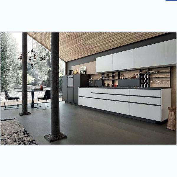 Full Wood Kitchen Cabinets with PVC Doors