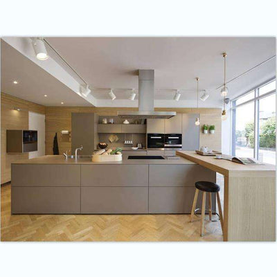 Full Wood Kitchen Cabinets with PVC Doors