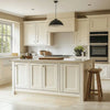 Custom White Shaker Modular Kitchen - View 3