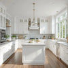 Custom White Shaker Modular Kitchen - View 6