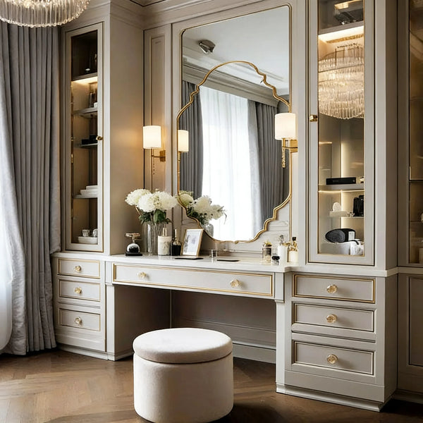 Multifunctional Wardrobe with Integrated Desk - View 6