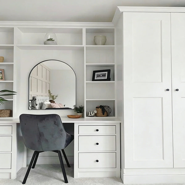 Multifunctional Wardrobe with Integrated Desk - View 3