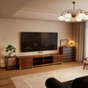Solid Wood Modern TV Stand and Media Console - View 2