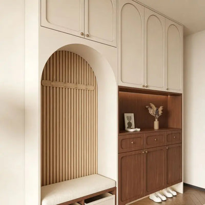 Arched Glass Display Storage Cabinet System - View 3
