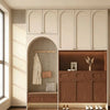 Arched Glass Display Storage Cabinet System