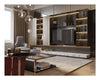 Classic White PVC Wall-Mounted TV Cabinet