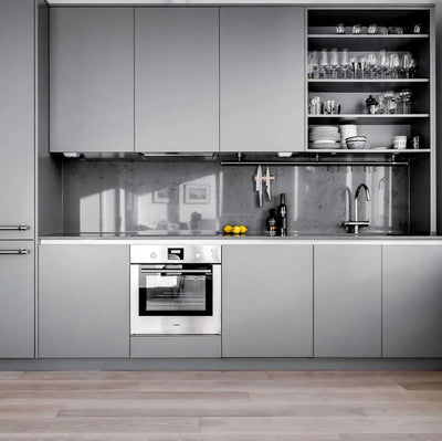 Compact Stainless Steel Kitchen Cabinet System