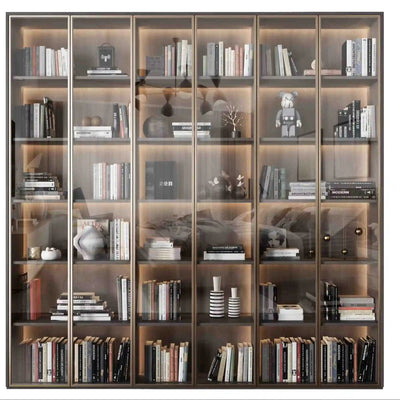 Space-Saving Modern Living Room Bookcase