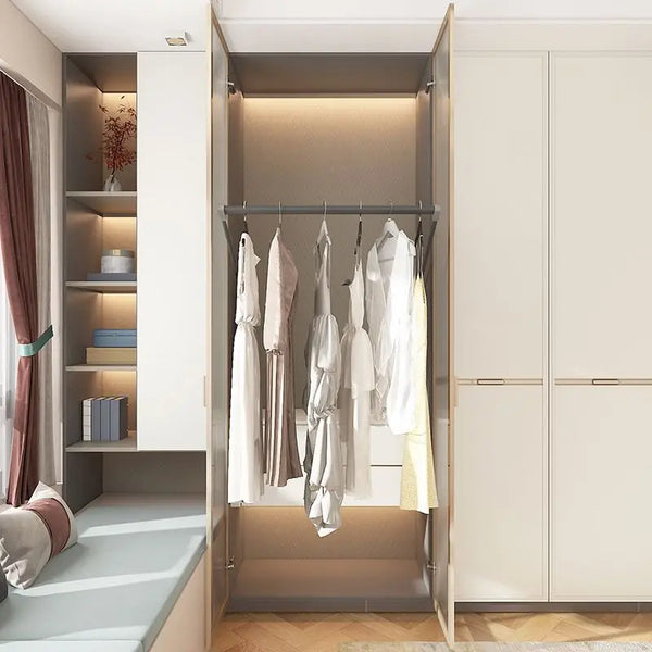 Extendable Solid Wood Bedroom Wardrobe - View 3