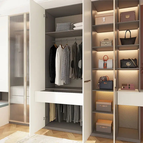 Extendable Solid Wood Bedroom Wardrobe - View 4