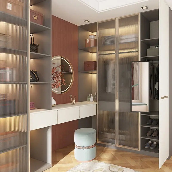 Extendable Solid Wood Bedroom Wardrobe - View 2
