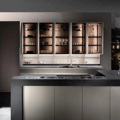 Smart Kitchen Cabinets with Automatic Lift Doors - View 5