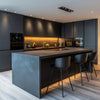 Kitchen Island Dining Table with Quartz Countertop - View 6