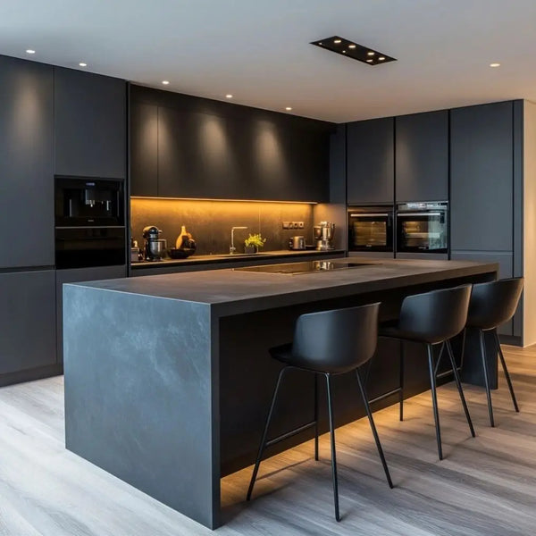 Kitchen Island Dining Table with Quartz Countertop - View 6