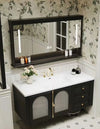French Country Wall-Mounted Bathroom Vanity - View 3