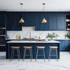 Glass-Front Fire-Resistant Modular Kitchen Cabinets - View 2