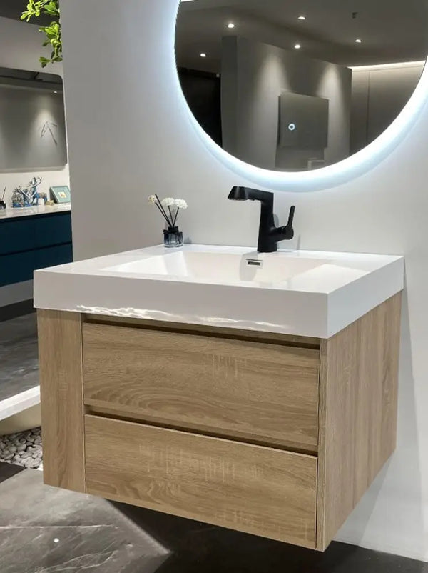 Luxury Open-Shelf Wall-Hung Bathroom Vanity - View 6