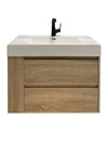 Luxury Open-Shelf Wall-Hung Bathroom Vanity - View 2