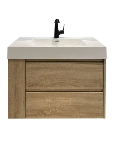 Luxury Open-Shelf Wall-Hung Bathroom Vanity - View 2