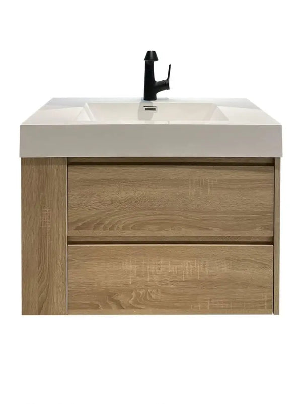 Luxury Open-Shelf Wall-Hung Bathroom Vanity - View 2