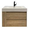 Luxury Open-Shelf Wall-Hung Bathroom Vanity