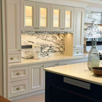Luxury Solid Pine Whole-Home Kitchen Cabinets