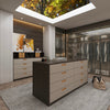 Solid Wood Walk-In Wardrobe Organizer