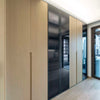 Freestanding Open Walk-In Closet with Sliding Doors