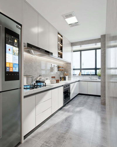 Full Modular Apartment Kitchen Cabinet Set