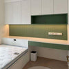 Custom Victorian Pine Kitchen Cabinet Set