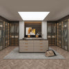 Solid Wood Walk-In Wardrobe Organizer