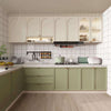 Custom Victorian Pine Kitchen Cabinet Set