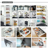 Flat-Pack Solid Wood Kitchen Cabinets with Soft-Close Drawers