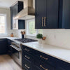 Contemporary Touch-Open Acrylic Kitchen Cabinets