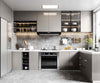 Full Modular Apartment Kitchen Cabinet Set