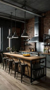 Industrial-Style Custom Modular Kitchen Cabinet System - View 6