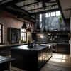 Industrial-Style Custom Modular Kitchen Cabinet System - View 4