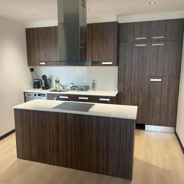 Compact Hotel Mini Kitchen Cabinet Set - View 6