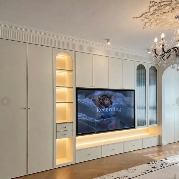 Extendable Smart Whole-Wall TV Cabinet - View 3