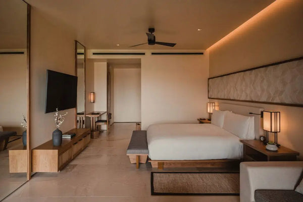 Luxury Hotel Tatami Bed and Wardrobe Set - View 6