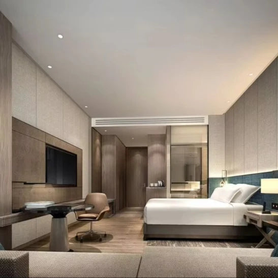 Luxury Hotel Tatami Bed and Wardrobe Set