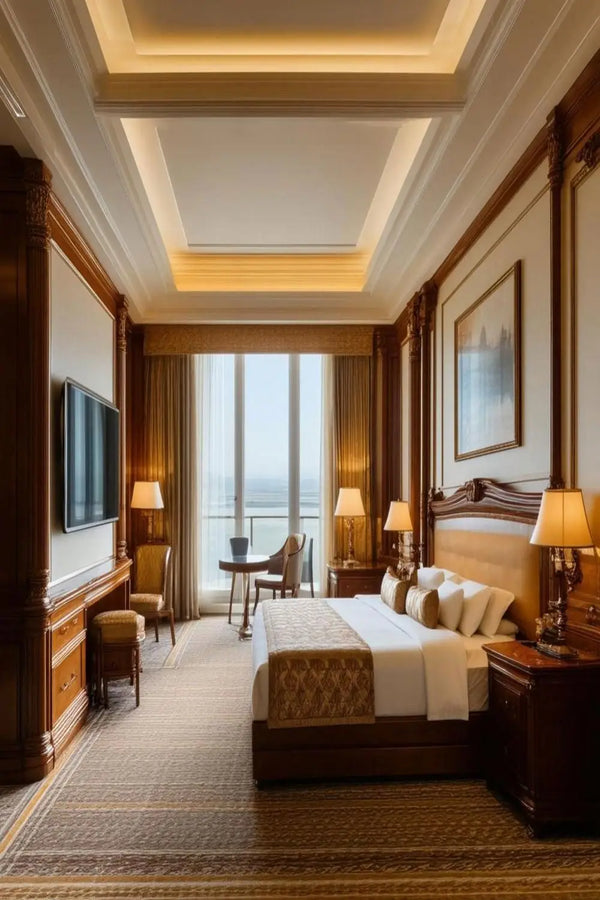 Luxury Hotel Tatami Bed and Wardrobe Set - View 3