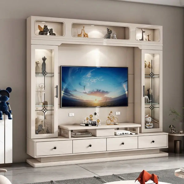 Luxury LED TV Wall Unit and Entertainment Center - View 4