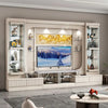 Luxury LED TV Wall Unit and Entertainment Center