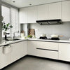 Luxury Modular Kitchen with Built-In Coffee Station - View 3