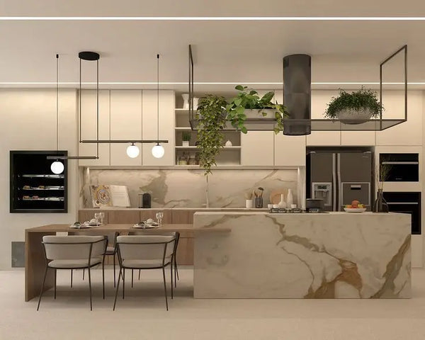 Luxury Flat-Panel Custom Modular Kitchen