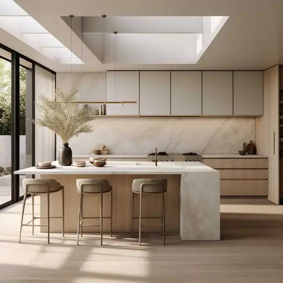 Luxury Flat-Panel Custom Modular Kitchen - View 2